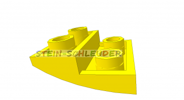 Lego abgerunderter Stein 2 x 2 invers (32803)