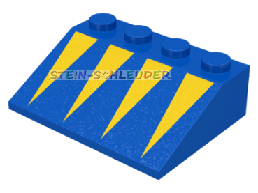 Lego Schrägstein 3 x 4 bedruckt (3297p02)