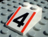 Lego Schrägstein 33 bedruckt (3298p74)