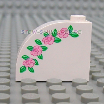 Lego Stein 1 x 3 x 2 abgerundet bedruckt (33243px1)