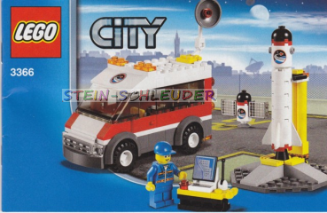Lego Bauanleitung  -Satellite Launch Pad- (3366)