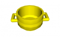 Lego Minifigur Großer Kessel (4341)