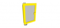 Lego Fenstertür links 1 x 4 x 5 (73436c01)