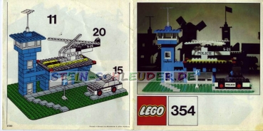 Legoland Bauanleitung -Police heliport- (B_354)