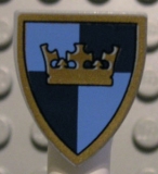 Lego Minifigur Schild bedruckt (3846pb024)