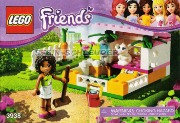 Lego Friends Bauanleitung -Andrea's Bunny House- (3938)