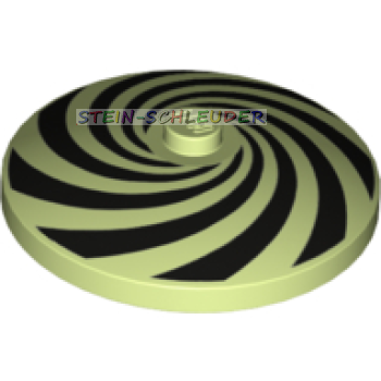 Lego Schüssel 4 x 4 bedruckt (3960pb055)