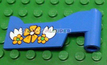 Lego Fabuland Tür rechts mit Sticker (x614pb01)