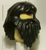 Lego Minifigur Haare und Vollbart (40238)