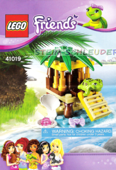 Lego Friends Bauanleitung -Turtle's Little Oasis- (41019)