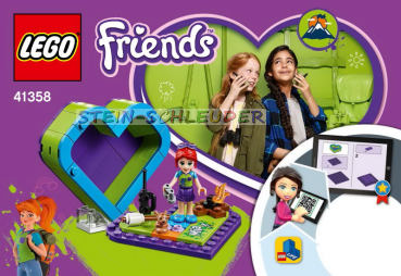 Lego Friends Bauanleitung -Mia's Heart Box- (41358)