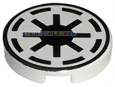 Lego Fliese 2 x 2 rund Starwars bedruckt (4150ps6)