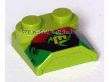 Lego Schrägstein 2 x 2 x 2/3 bedruckt (41855pb06)