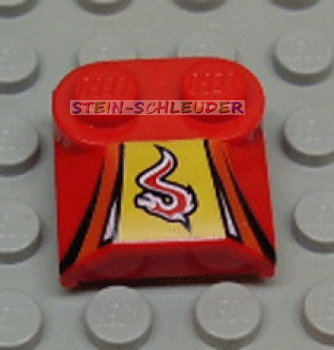 Lego Schrägstein 2 x 2 x 2/3 bedruckt (41855pb08)