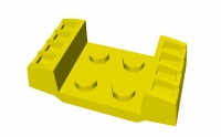 Lego Platte 2 x 2 mit erhöhten Grills (41862)