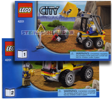 Lego Bauanleitung  -Loader and Dump Truck- (4201)