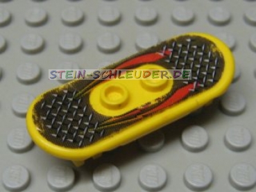 Lego Minifigur Skateboard mit Sticker (42511pb04)