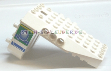 Lego Flugzeugrumpf 6 x 10 x 5 bedruckt (42601pb01)