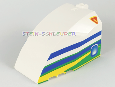 Lego Scharnier/Windschutz 8 x 6 x 4 bedruckt (42602pb02)