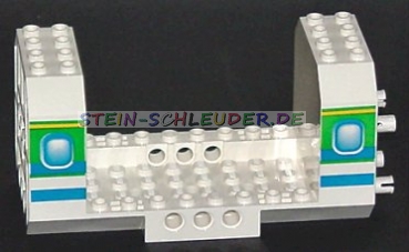 Lego Flugzeugrumpf 6 x 12 x 5 bedruckt (42605pb01)