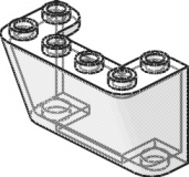 Lego Windschutz 2 x 4 x 2 invers (4284)