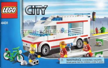 Lego City Bauanleitung  -Ambulance- (4431)