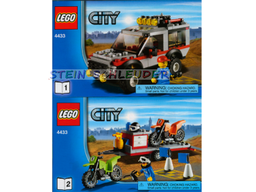 Lego Bauanleitung  -Dirt Bike Transporter- (4433)