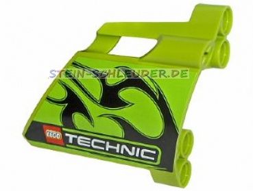 Lego Technik Verkleidungspaneel #22 mit Sticker (44352pb12)