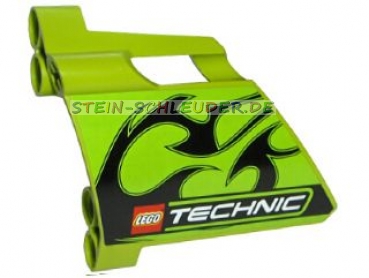 Lego Technik Verkleidungspaneel #23 mit Sticker (44353pb12)