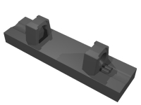 Lego Scharnierfliese 1 x 4 (44822)