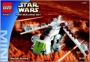 Lego Mini-Bauanleitung -Republic Gunship- (4490)
