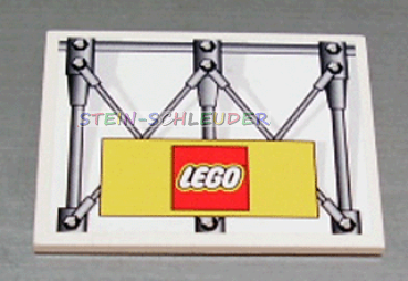 Lego Schrägstein 6 x 8 mit Sticker (4515pb009)