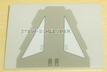 Lego Schrägstein 6 x 8 mit Sticker (4515pb010)