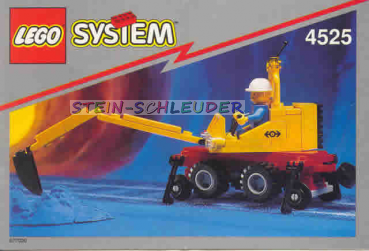 Lego Eisenbahn Anleitung -Road and Rail Repair- (B_4525)