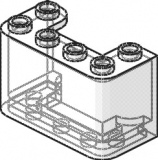 Lego Windschutz 2 x 4 x 2 (4594)