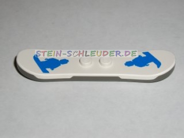 Lego Minfigur Snowboard bedruckt (46203pb03c01)