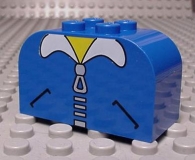 Lego Stein 2 x 4 x 2 abgerundet mit Aufdruck (4744px12)
