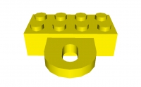 Lego Stein 2 x 4 mit Kupplungs-Öse (4748)