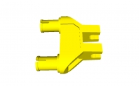 Lego Dreieck mit 2 Pins und 2 Clips (47994)
