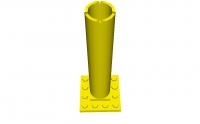 Lego Bootsmast mit Fuß (4844)