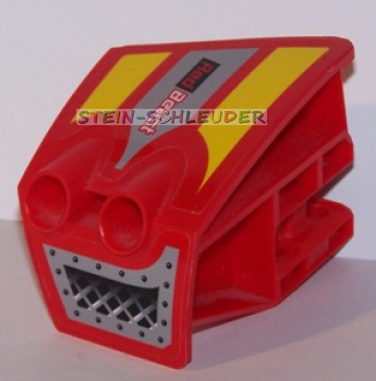 Lego RC-Car Kotflügel/Paneel links mit Sticker (49817pb02)