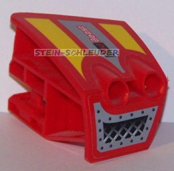 Lego RC-Car Kotflügel/Paneel links mit Sticker (49818pb02)