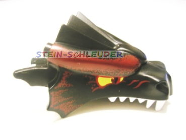 Lego Drachenkopf bedruckt (50108pb02)