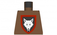 Lego Minifigur Torso Wolfpack (973p44)