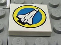 Lego Fliese 2 x 2 bedruckt (3068bpx27)