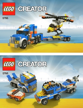 Lego Creator Bauanleitung - Transport Truck- (5765)