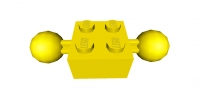 Lego  Stein  2 x 2 mit  2 Kugelgelenken (57908)