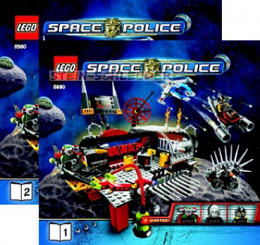Lego Space Police  Bauanleiung -Squidman's Pitstop- (5980)