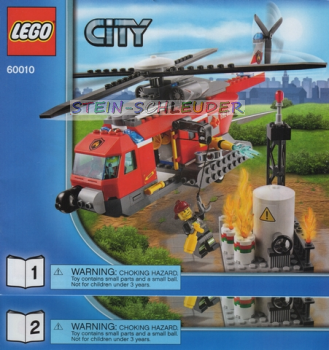 Lego City Bauanleitung  -Fire Helicopter- (60010)