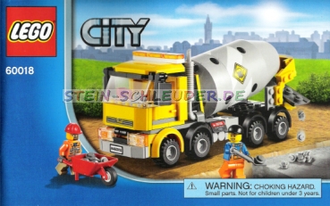 Lego Bauanleitung  -Cement Mixer- (60018)